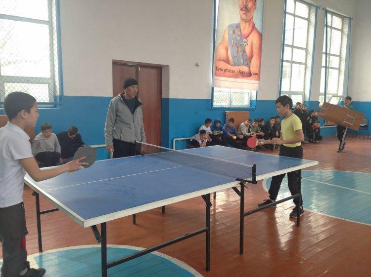 Мектепішілік  спартакиадасының ашылу салтанаты